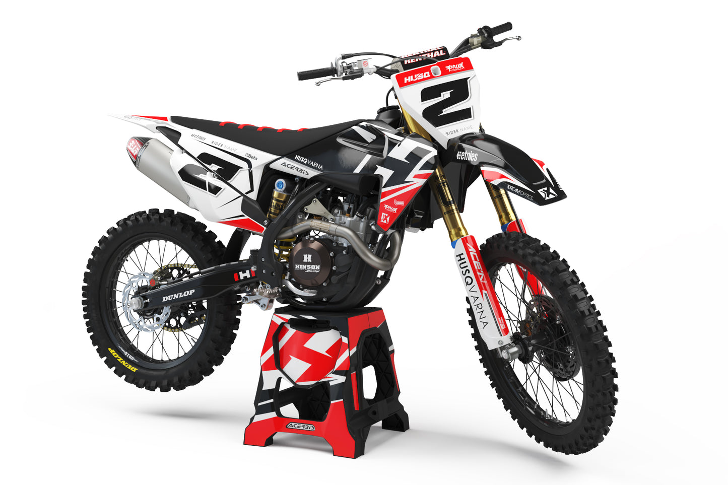 HUSQVARNA - ACE ONE - PRE-MADE DESIGN (HUSQVARNA TC/FC 125+ 2019 - 2020 - 2021)