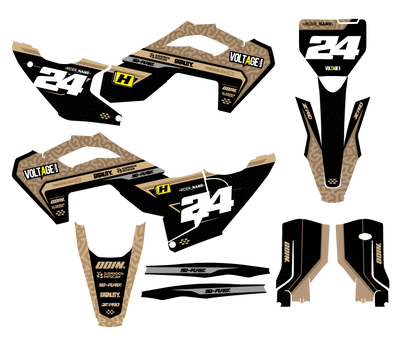 HUSQVARNA - SQUIGGLE - PRE-MADE DESIGN (HUSQVARNA TC/FC 125+ 2019 - 2020 - 2021)