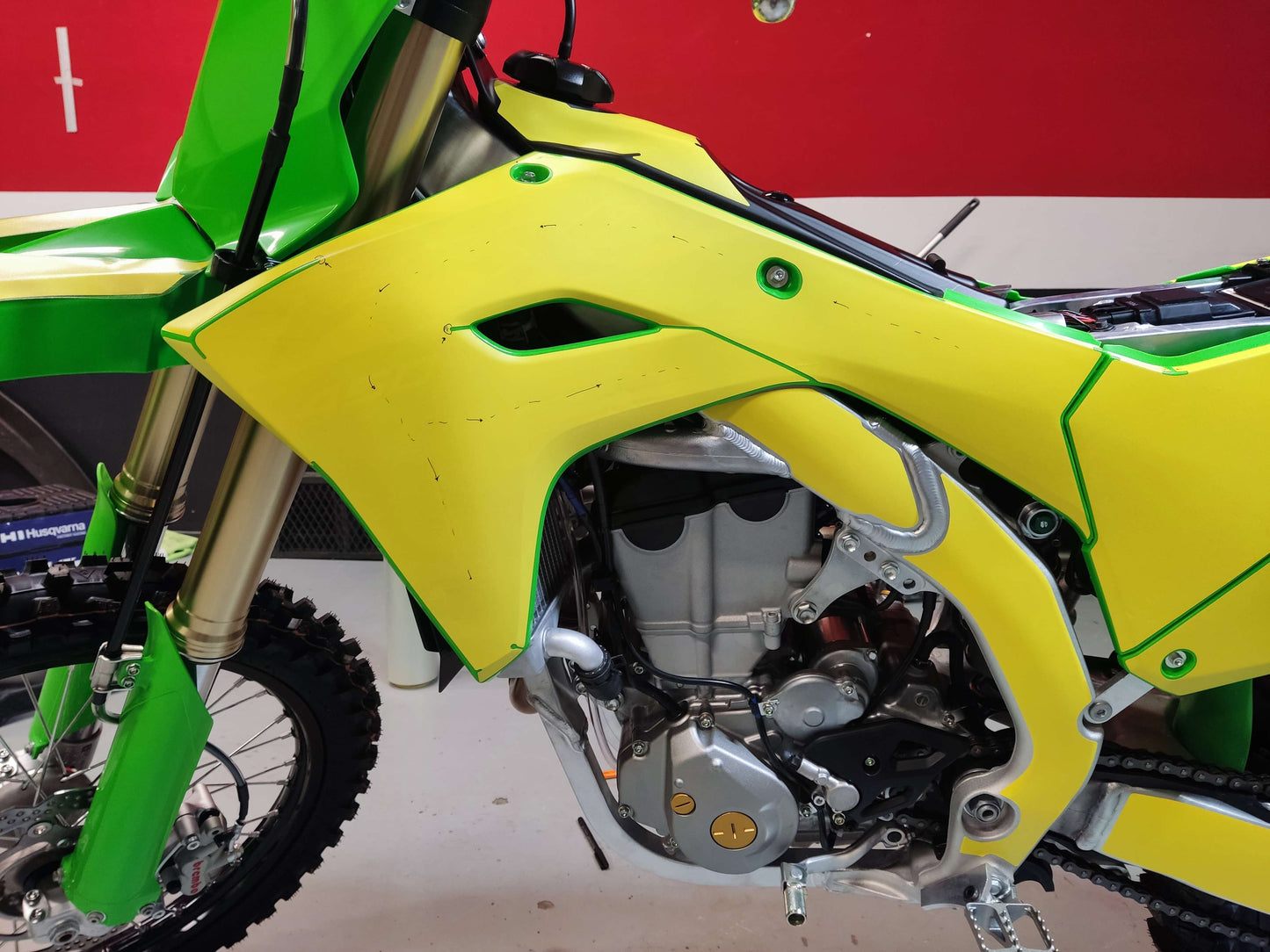 KAWASAKI KX450 2024 & 2025 TEMPLATE (OEM Plastics)