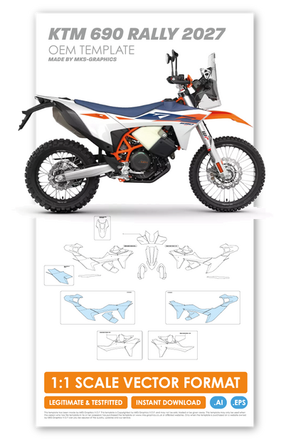 KTM 690 RALLY 2027 OEM TEMPLATE