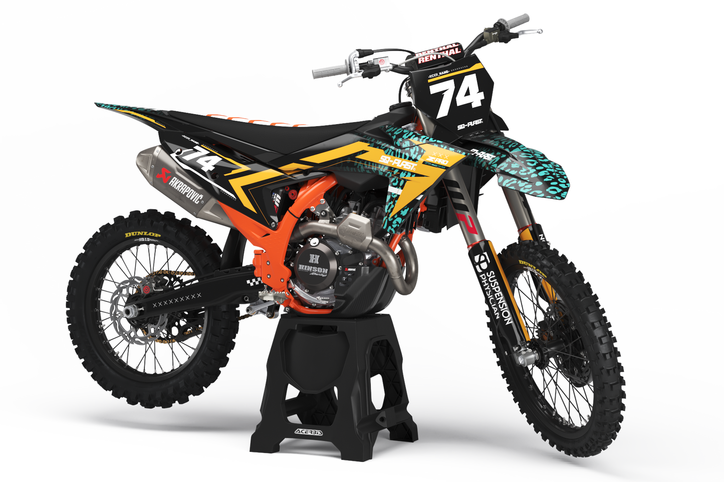 KTM - LEOPARD - PRE-MADE DESIGN (KTM - SX - SXF 2023)