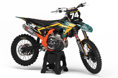 KTM - LEOPARD - PRE-MADE DESIGN (KTM - SX - SXF 2023)