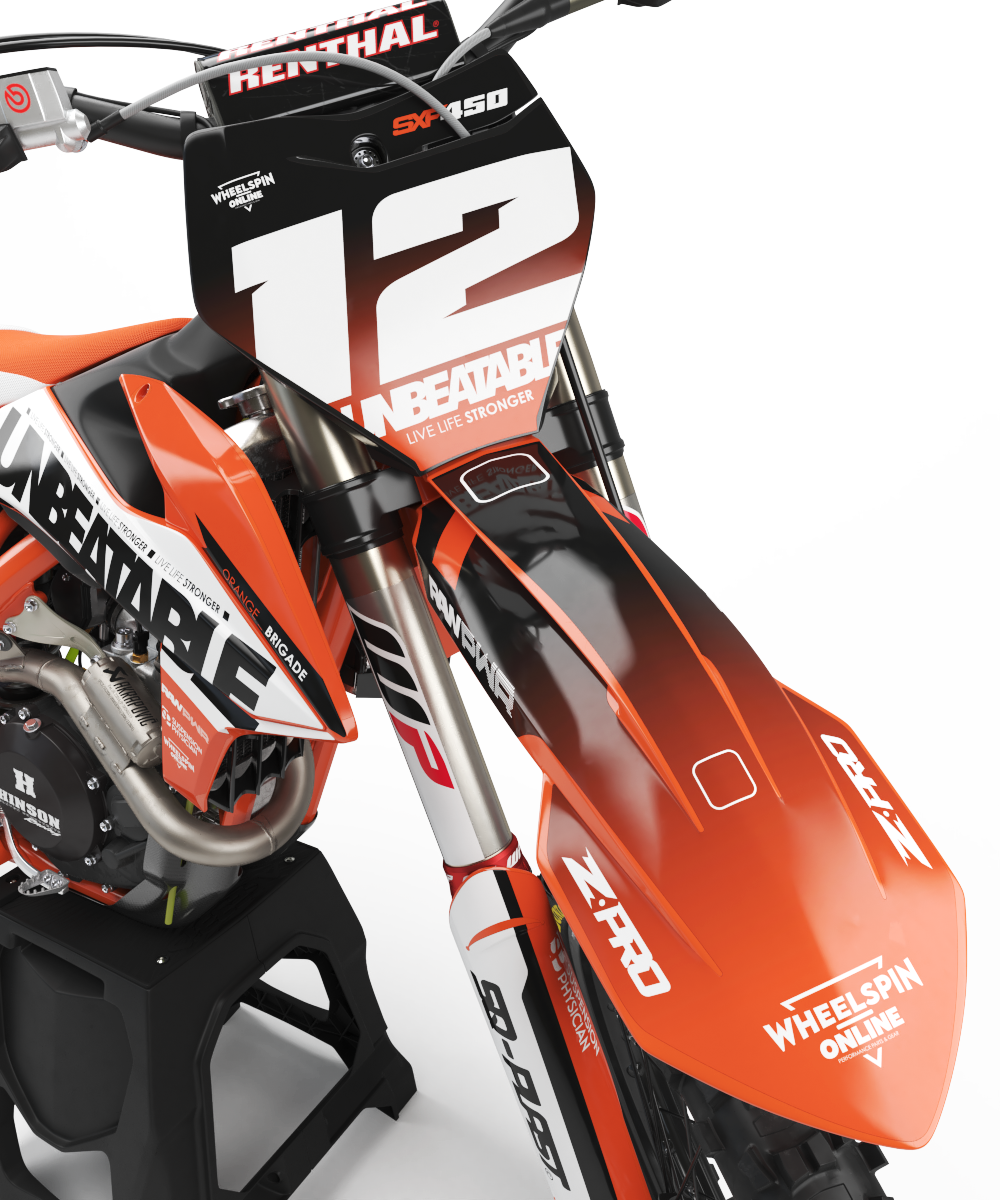 KTM - UNBEATABLE - PRE-MADE DESIGN (KTM - SX - SXF 2019 - 2020 - 2021 - 2022)