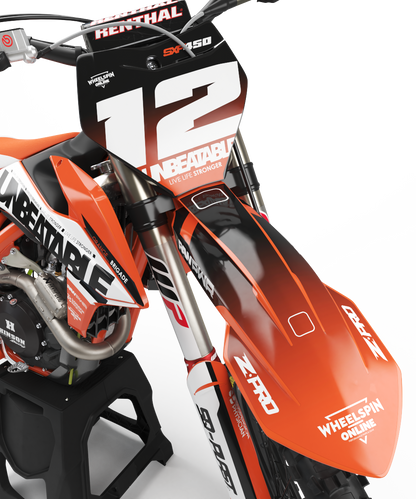 KTM - UNBEATABLE - PRE-MADE DESIGN (KTM - SX - SXF 2019 - 2020 - 2021 - 2022)