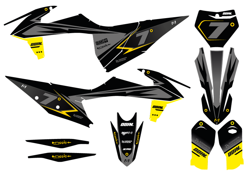 KTM - BOLT - PRE-MADE DESIGN (KTM - SX - SXF 2019 - 2020 - 2021 - 2022)