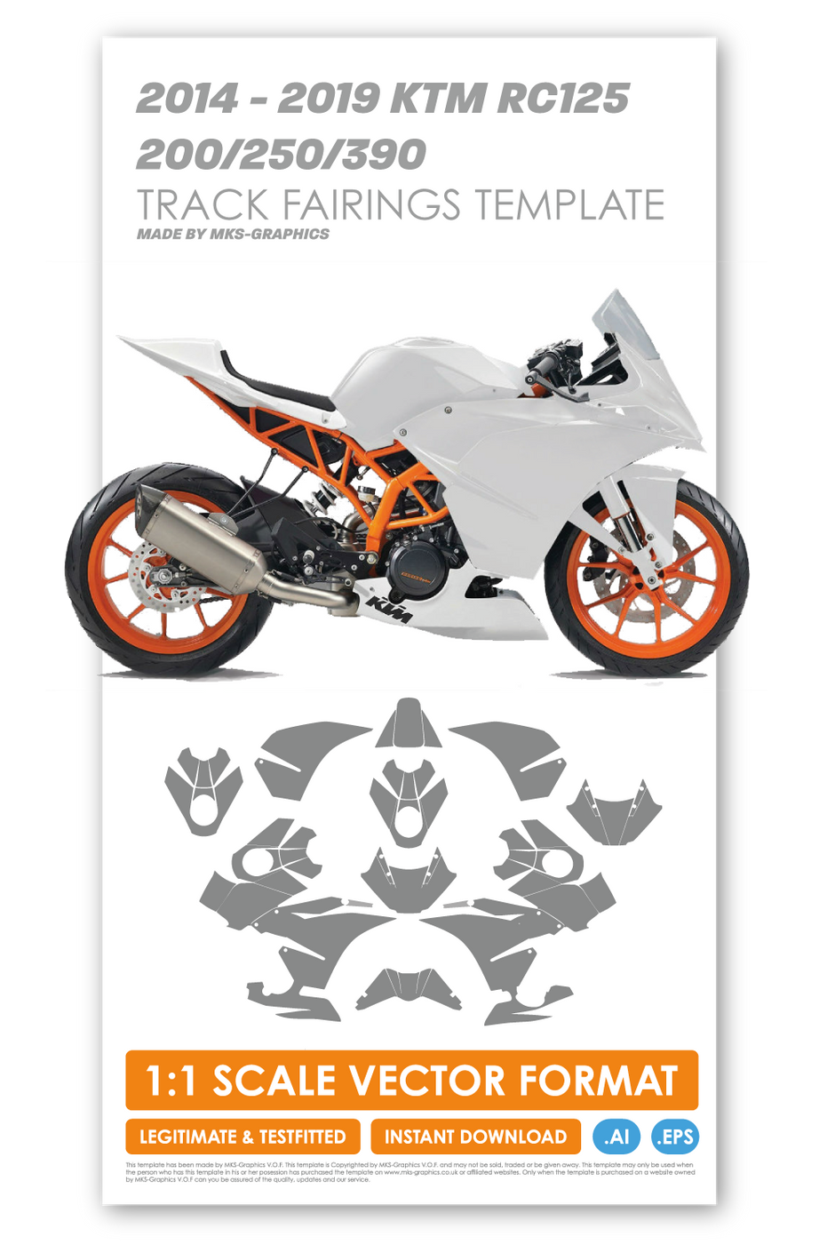 KTM TRACKBIKE TEMPLATES – MKS-Graphics