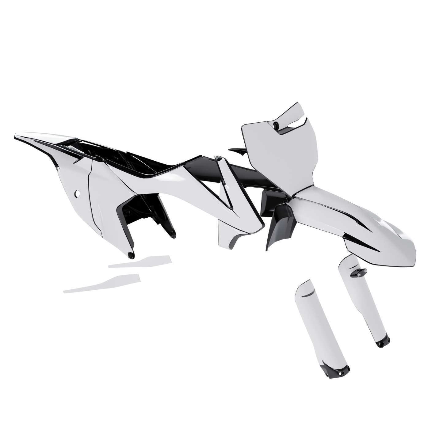 KTM SX65 AND GASGAS MC65 2016 TO 2023 PLASTICS & TEMPLATES 3D MODEL (.OBJ AND .BLEND)