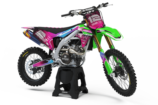 KAWASAKI - DISCO - PRE-MADE DESIGN (KAWASAKI KX250F KX450F 2019 - 2020 - 2021 - 2022 - 2023 - 2024)