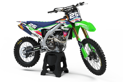 KAWASAKI - FASTAF - PRE-MADE DESIGN (KAWASAKI KX250F KX450F 2019 - 2020 - 2021 - 2022 - 2023 - 2024)