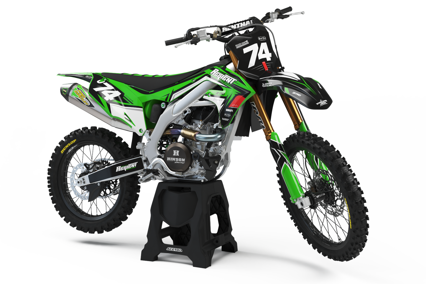 KAWASAKI - FORCE - PRE-MADE DESIGN (KAWASAKI KX250F KX450F 2019 - 2020 - 2021 - 2022 - 2023 - 2024)