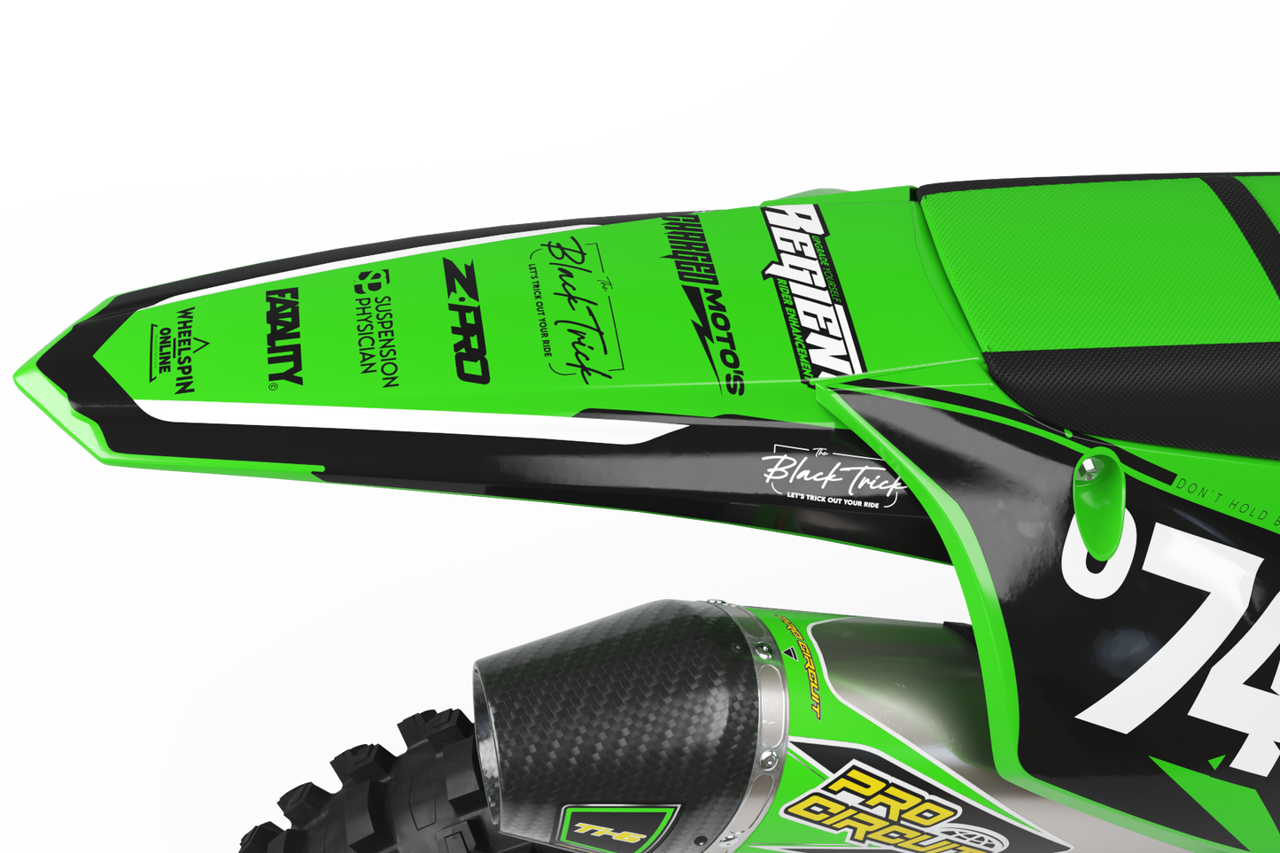 KAWASAKI - FORCE - PRE-MADE DESIGN (KAWASAKI KX250F KX450F 2019 - 2020 - 2021 - 2022 - 2023 - 2024)