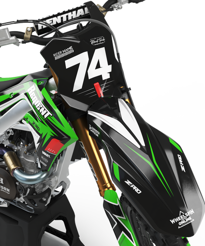 KAWASAKI - FORCE - PRE-MADE DESIGN (KAWASAKI KX250F KX450F 2019 - 2020 - 2021 - 2022 - 2023 - 2024)