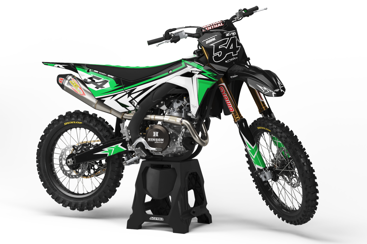 KAWASAKI - GREEN - PRE-MADE DESIGN (KAWASAKI KX450 2024 - 2025)