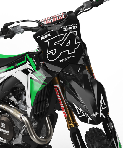 KAWASAKI - GREEN - PRE-MADE DESIGN (KAWASAKI KX450 2024 - 2025)