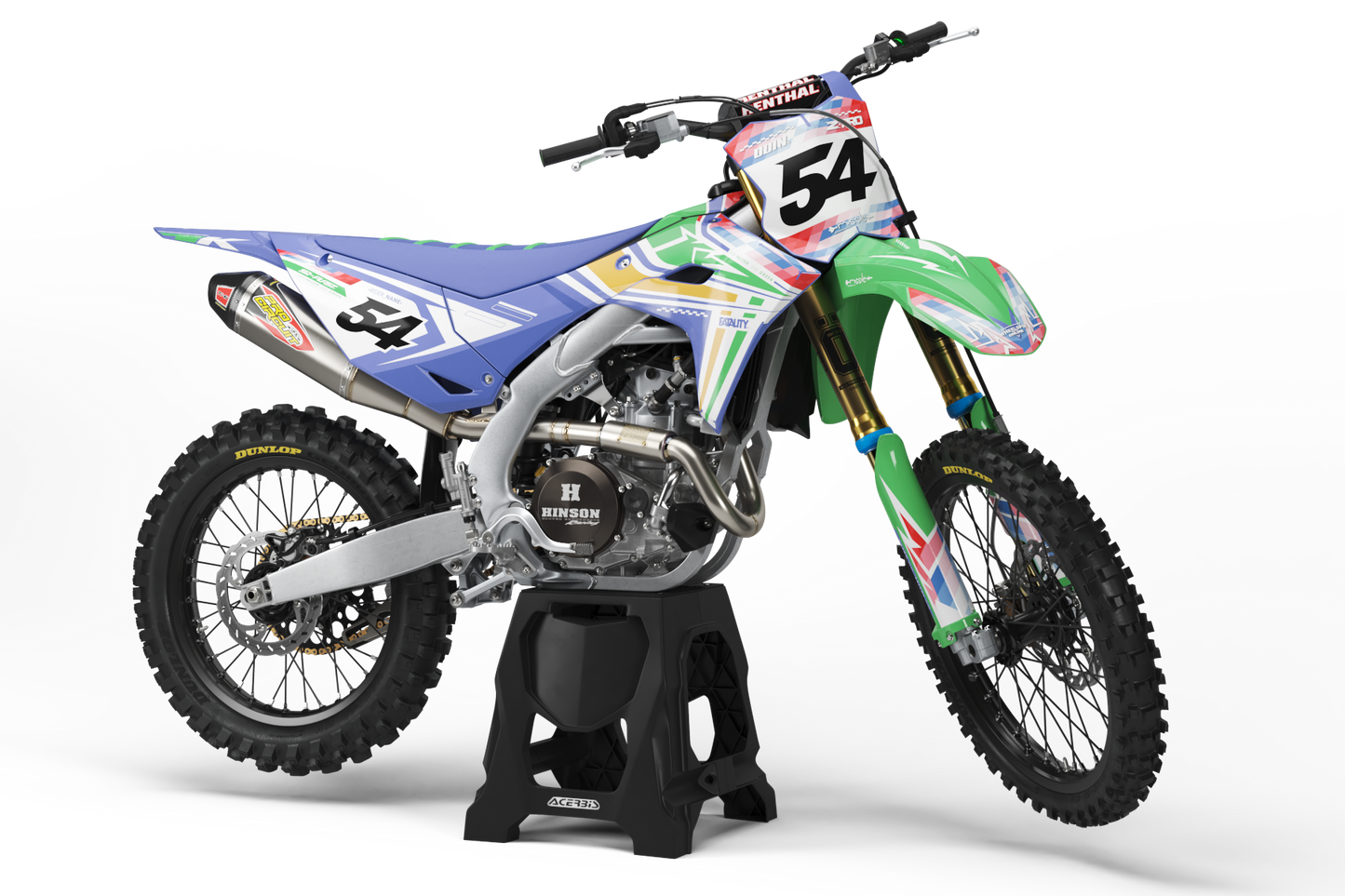 KAWASAKI - PASTEL - PRE-MADE DESIGN (KAWASAKI KX450 2024 - 2025)