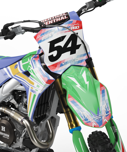 KAWASAKI - PASTEL - PRE-MADE DESIGN (KAWASAKI KX450 2024 - 2025)