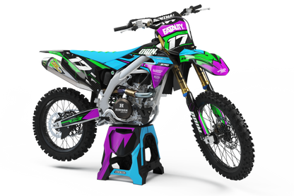 KAWASAKI - SYNTH - PRE-MADE DESIGN (KAWASAKI KX250F KX450F 2019 - 2020 - 2021 - 2022 - 2023 - 2024)