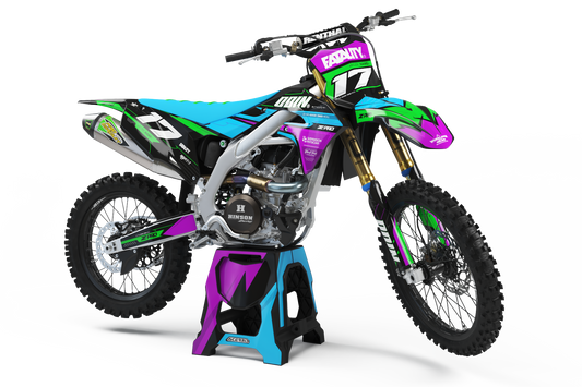 KAWASAKI - SYNTH - PRE-MADE DESIGN (KAWASAKI KX250F KX450F 2019 - 2020 - 2021 - 2022 - 2023 - 2024)