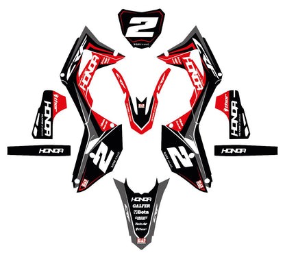 HONDA - LIGHTNING 4 - PRE-MADE DESIGN (HONDA CRF450R 2017 - 2018 - 2019 - 2020)