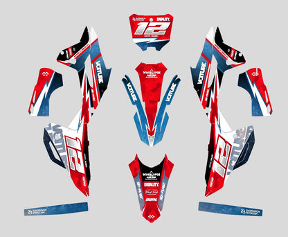 HONDA - LITE - PRE-MADE DESIGN (HONDA CRF450R 2021 - 2022 - 2023 - 2024)