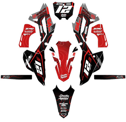 HONDA - MATRIX - PRE-MADE DESIGN (HONDA CRF450R 2021 - 2022 - 2023 - 2024)