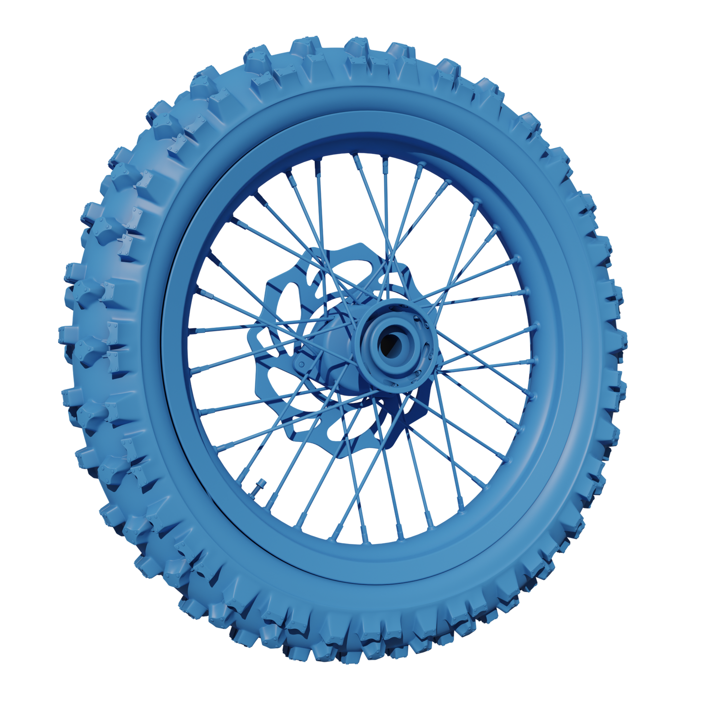 65CC FRONT WHEEL ASSEMBLY 3D MODEL (.OBJ AND .BLEND)