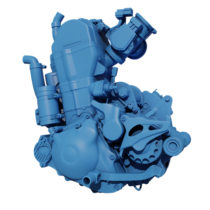 HONDA CRF450R 2021 ENGINE 3D MODEL (.OBJ AND .BLEND)