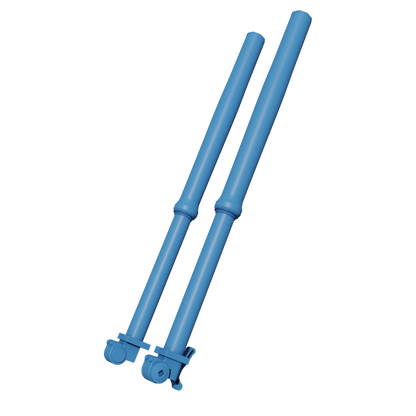 ÖHLINS SUSPENSION FOR DIRTBIKES 3D MODEL (.OBJ AND .BLEND)