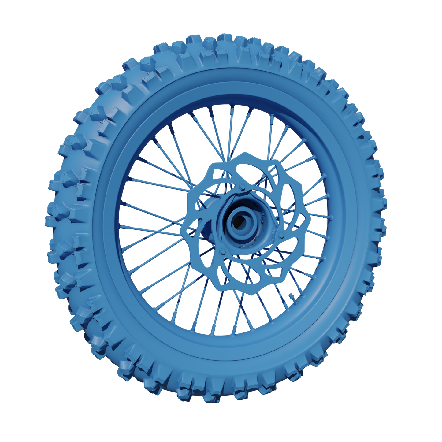 65CC FRONT WHEEL ASSEMBLY 3D MODEL (.OBJ AND .BLEND)