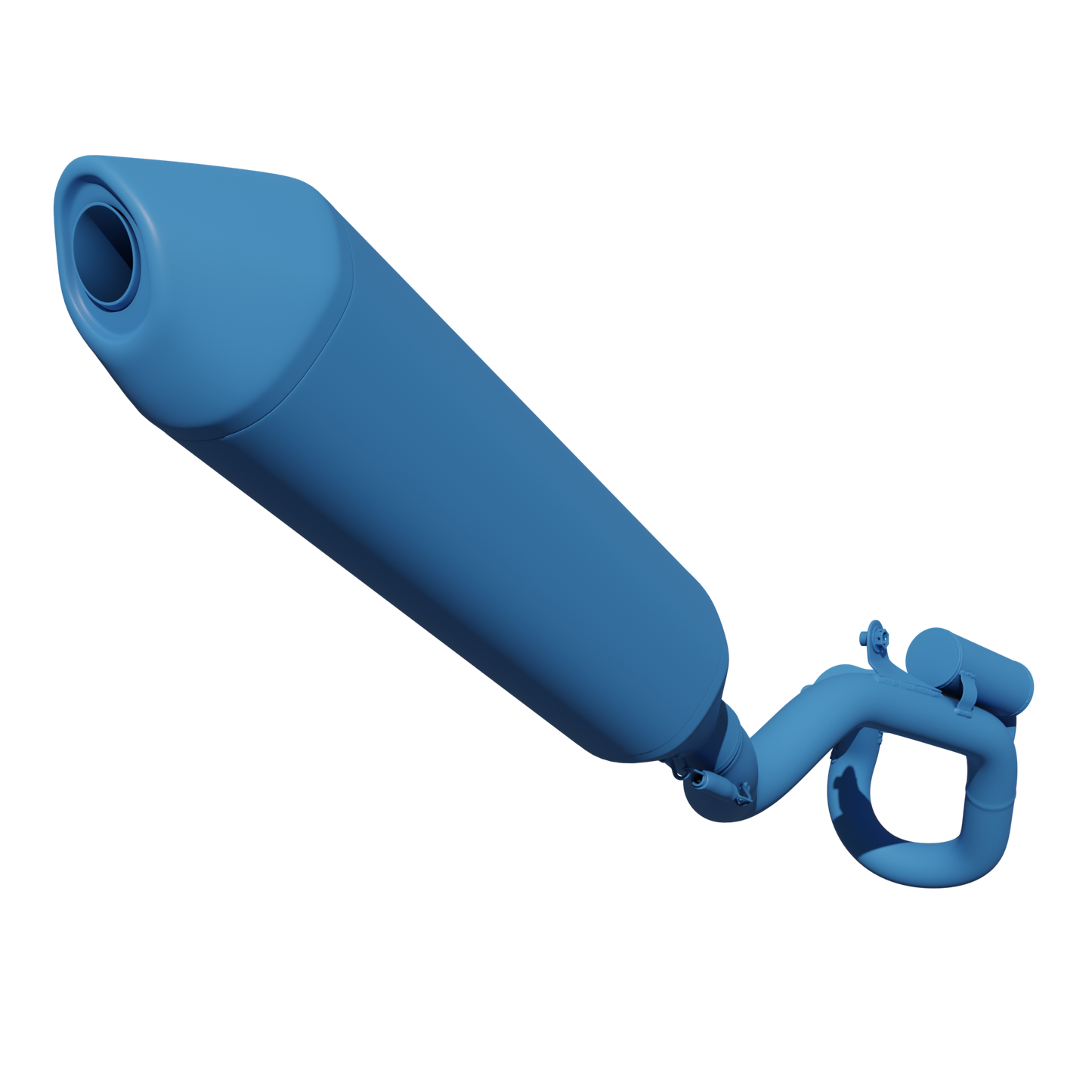 OEM KTM SXF EXHAUST 3D MODEL (.OBJ AND .BLEND)