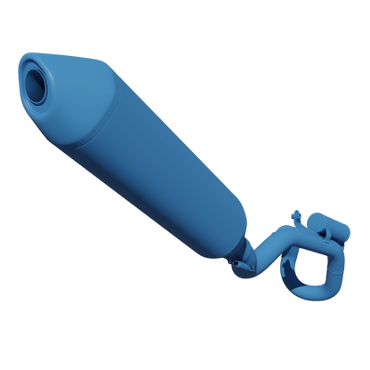 OEM KTM SXF EXHAUST 3D MODEL (.OBJ AND .BLEND)