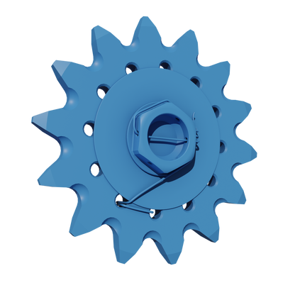 UNIVERSAL FRONT SPROCKET FOR DIRTBIKES 3D MODEL (.OBJ AND .BLEND)