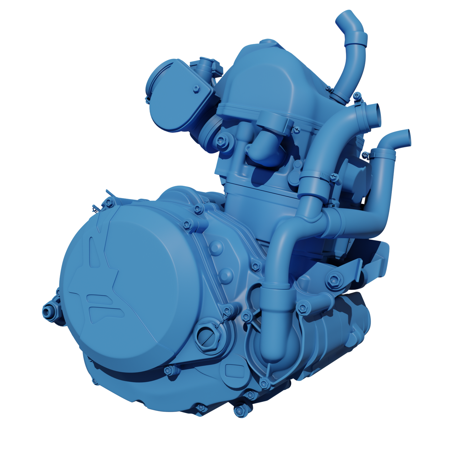 HONDA CRF450R 2021 ENGINE 3D MODEL (.OBJ AND .BLEND)