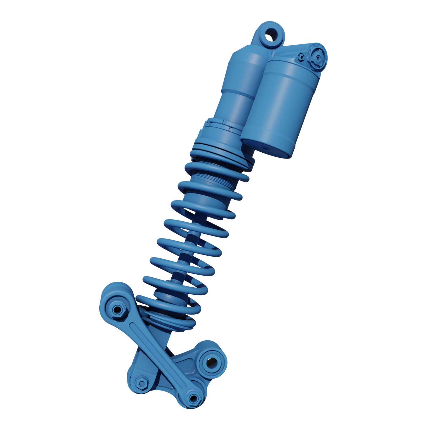 UNIVERSAL REAR SUSPENSION ASSEMBLY 3D MODEL (.OBJ AND .BLEND)