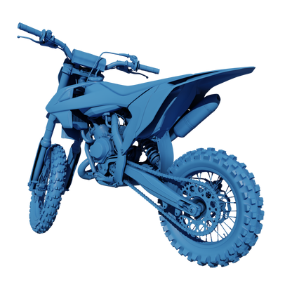 KTM SX65 AND GASGAS MC65 2016 TO 2023 FULL 3D MODEL (.OBJ AND .BLEND)