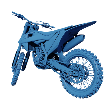 FULL KTM SX250F 2016, 2017 & 2018 3D DIRTBIKE MODEL (.OBJ AND .BLEND)