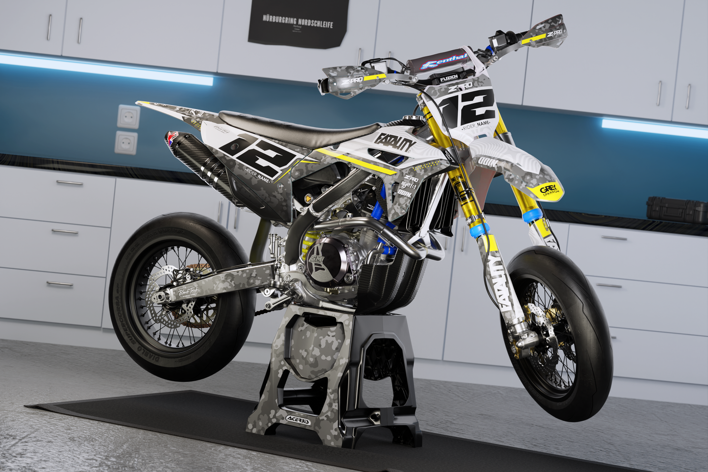 HONDA - WARFARE - PRE-MADE DESIGN (HONDA CRF450R 2021 - 2022 - 2023 - 2024)