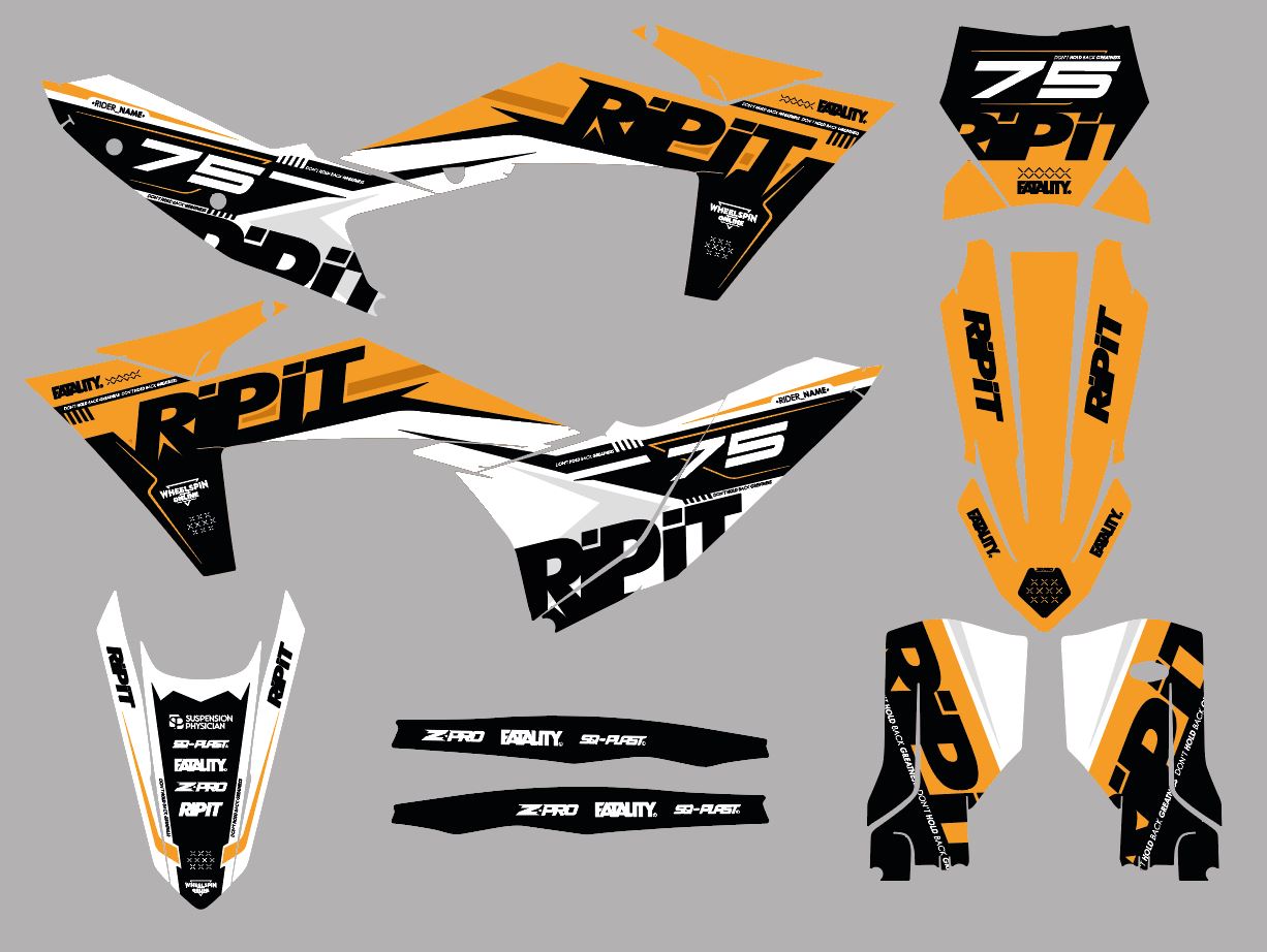 KTM - RIP IT - PRE-MADE DESIGN (KTM - SX - SXF 2023)