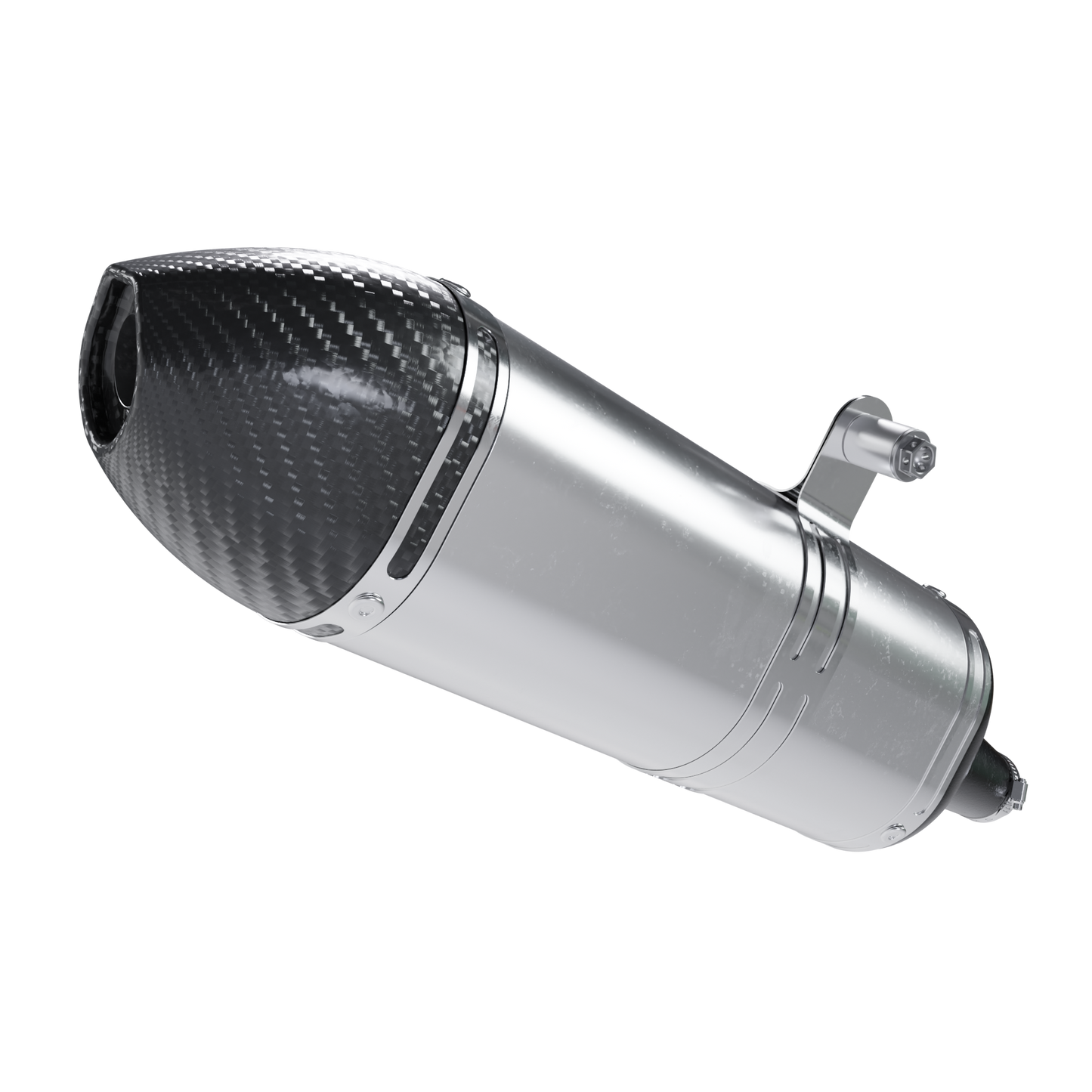 SCALVINI 2-STROKE EXHAUST 3D MODEL (.OBJ AND .BLEND)