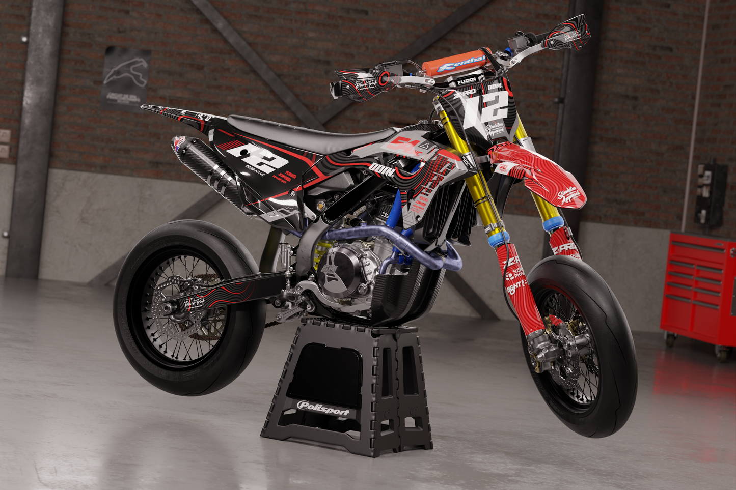 HONDA - MATRIX - PRE-MADE DESIGN (HONDA CRF450R 2021 - 2022 - 2023 - 2024)