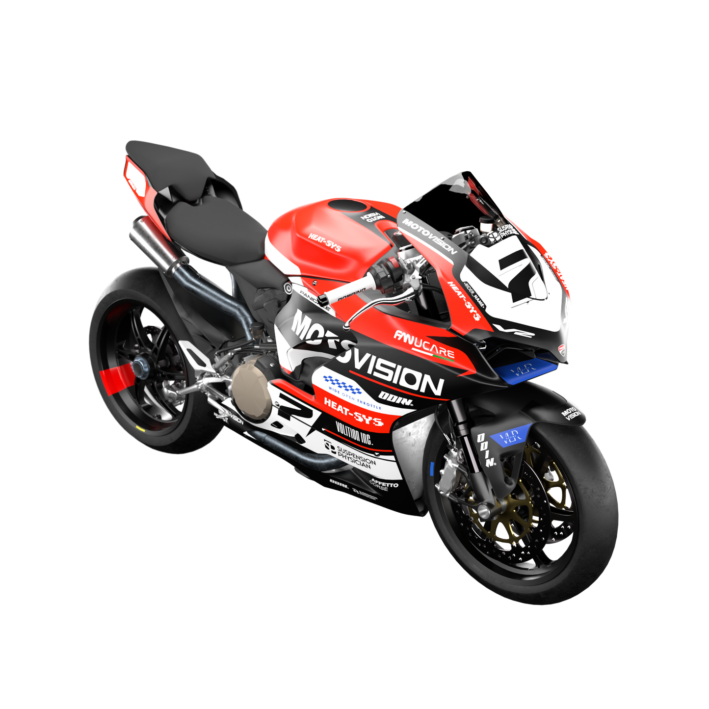 DUCATI PANIGALE V2 2020 - 2024 GRAPHICS-KIT DESIGN 1 VERSION 1