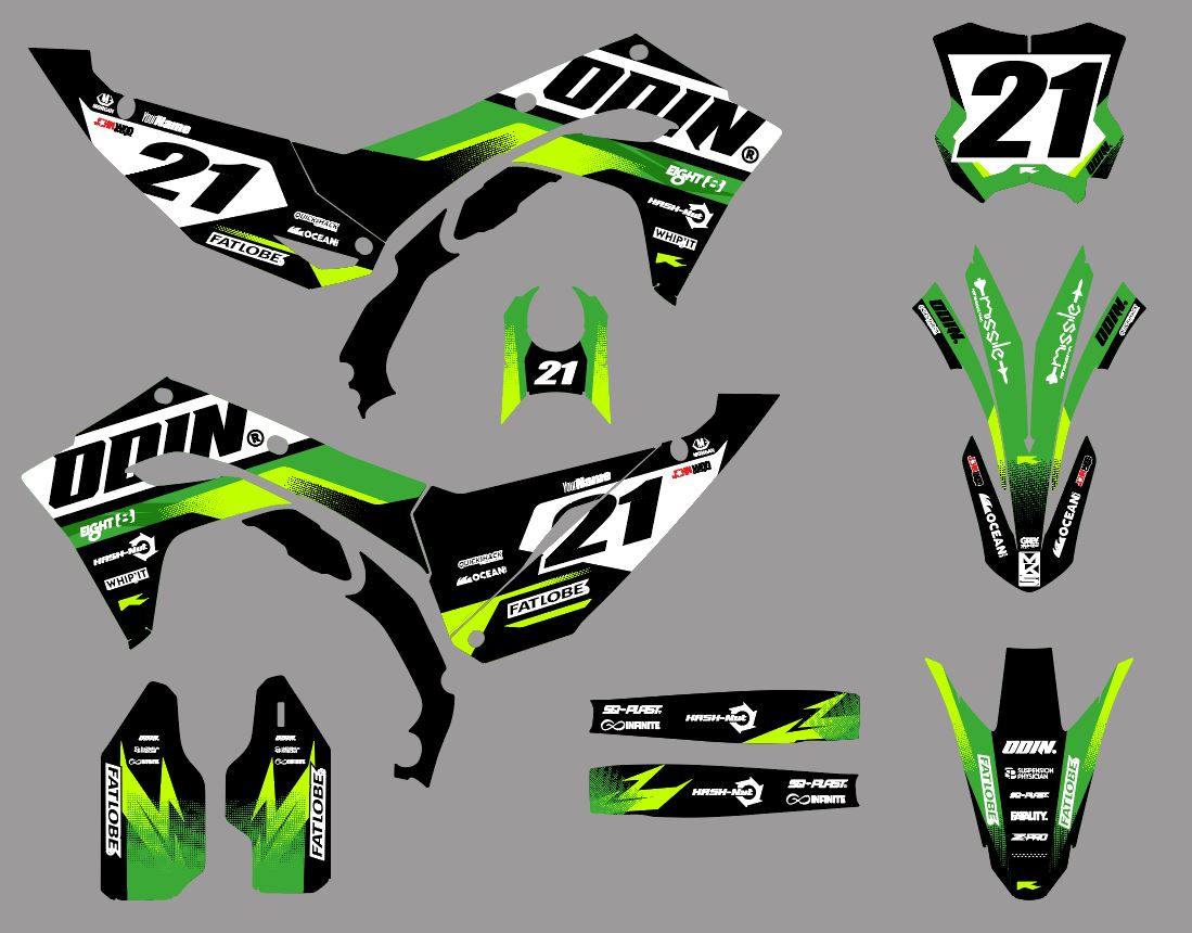 KAWASAKI - VOID - PRE-MADE DESIGN (KAWASAKI KX450 2024 - 2025)