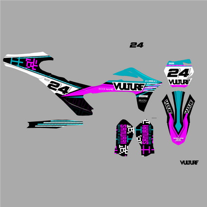 GASGAS - VULTURE - PRE-MADE DESIGN (GASGAS MC450F, MC350F,  MC250F 2021, 2022 & 2023)