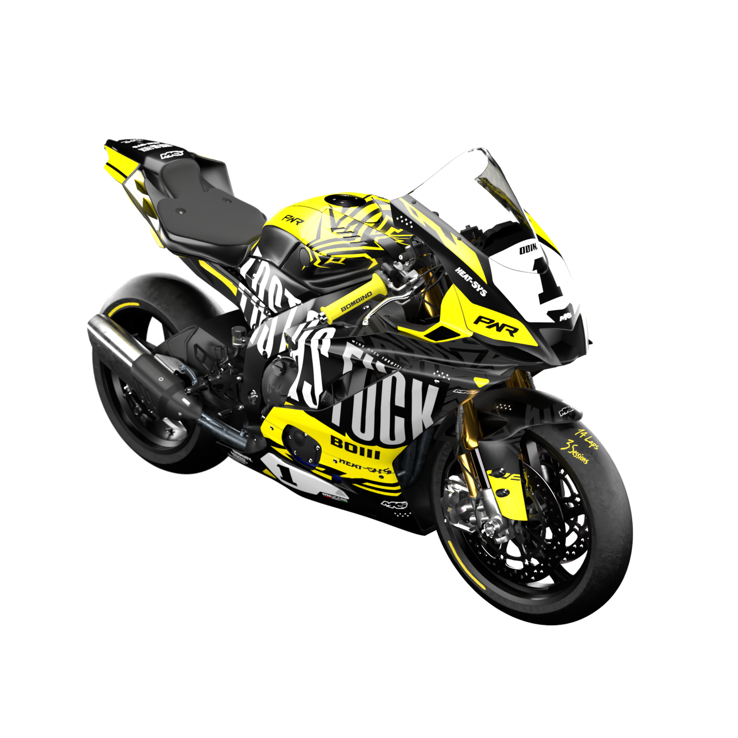 YAMAHA R6 2017 TO 2026 DESIGN 1 COLORSCHEME 1