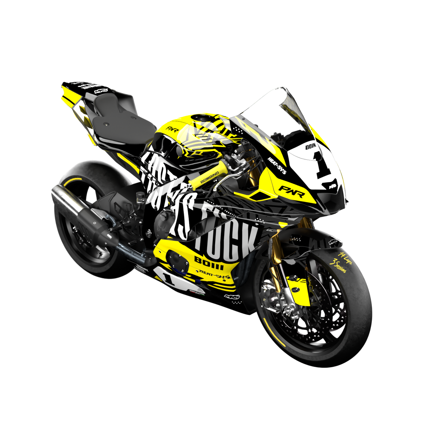 YAMAHA R6 2017 TO 2026 DESIGN 1 COLORSCHEME 1