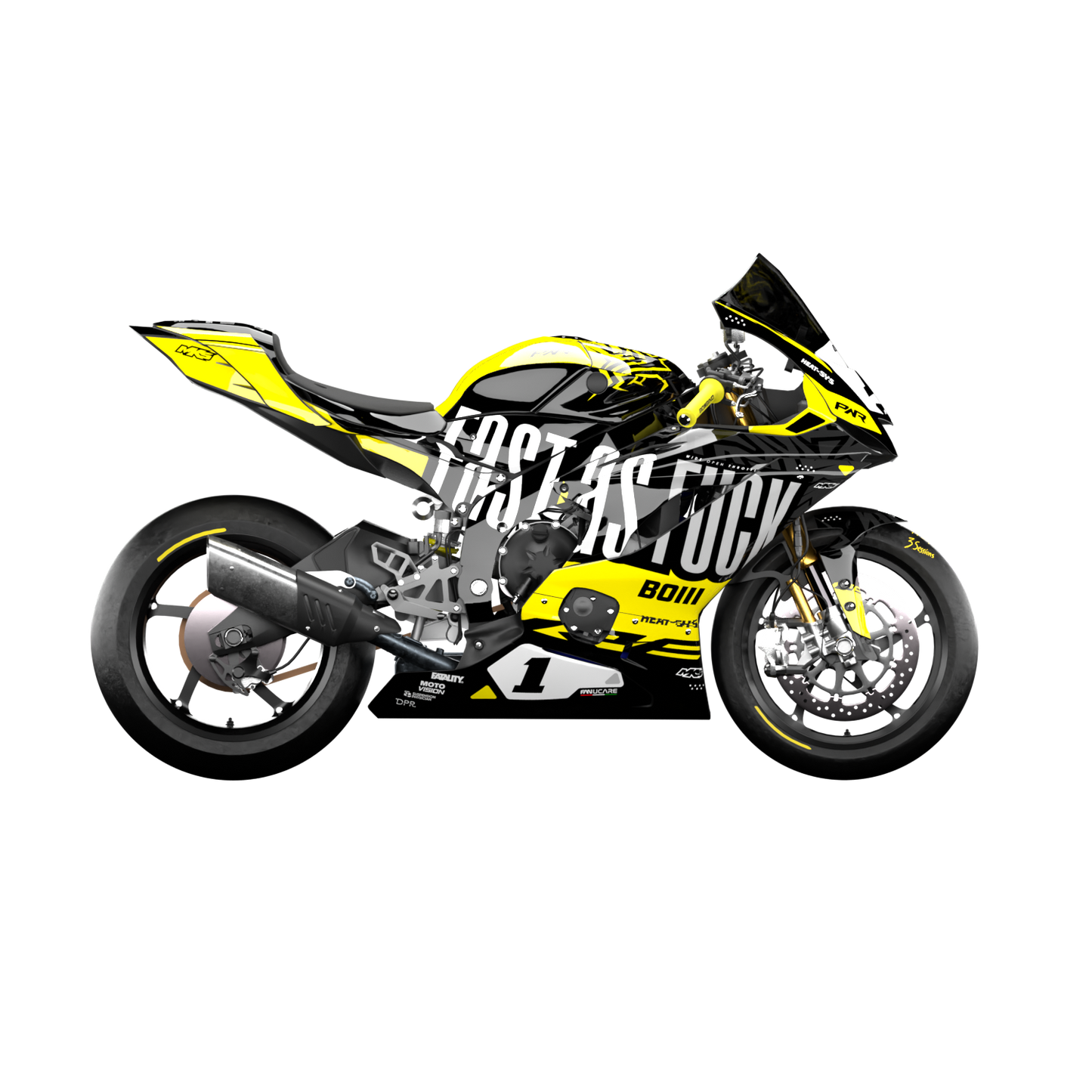 YAMAHA R6 2017 TO 2026 DESIGN 1 COLORSCHEME 1