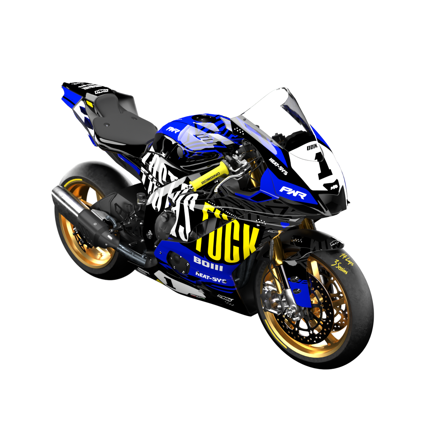YAMAHA R6 2017 TO 2026 DESIGN 1 COLORSCHEME 2