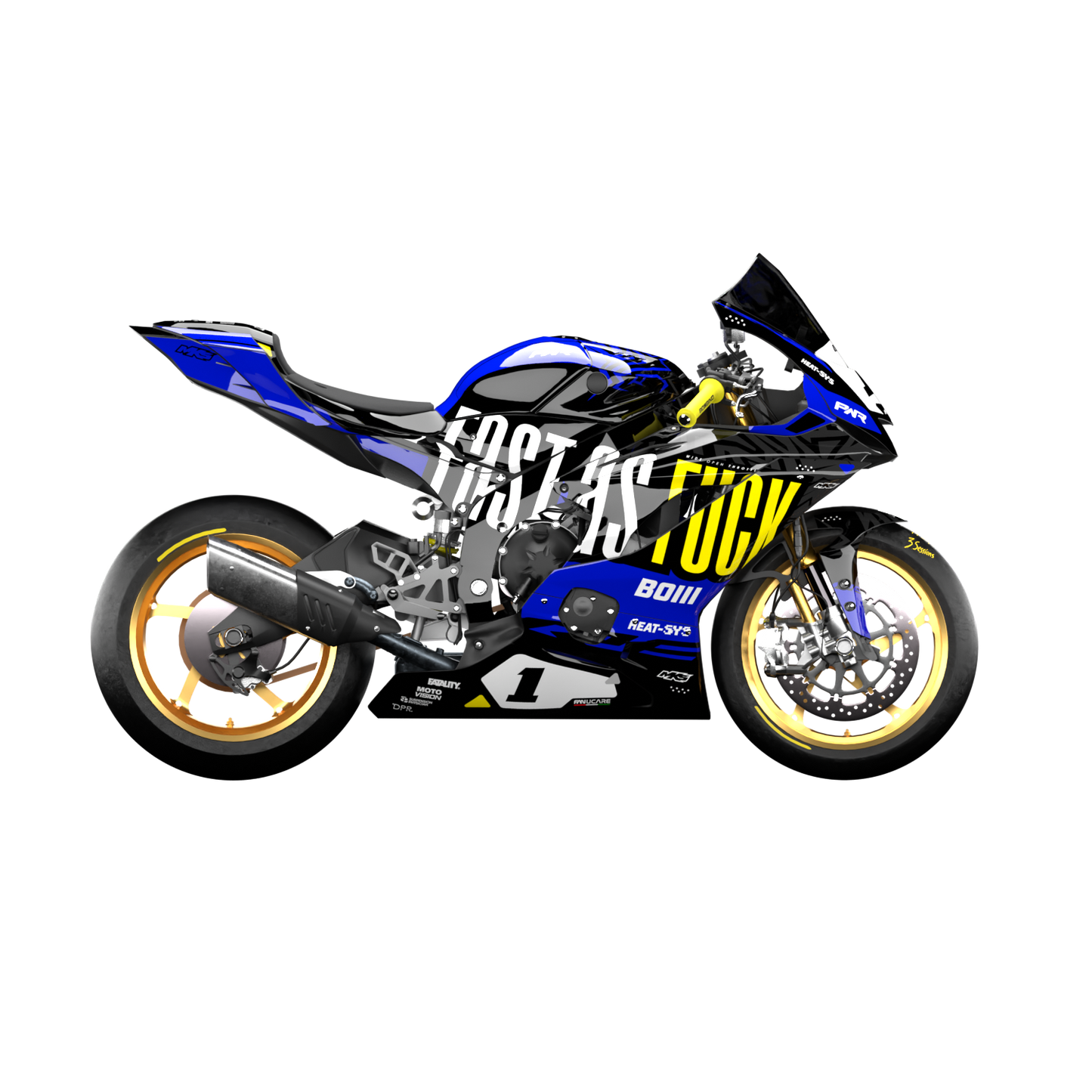 YAMAHA R6 2017 TO 2026 DESIGN 1 COLORSCHEME 2
