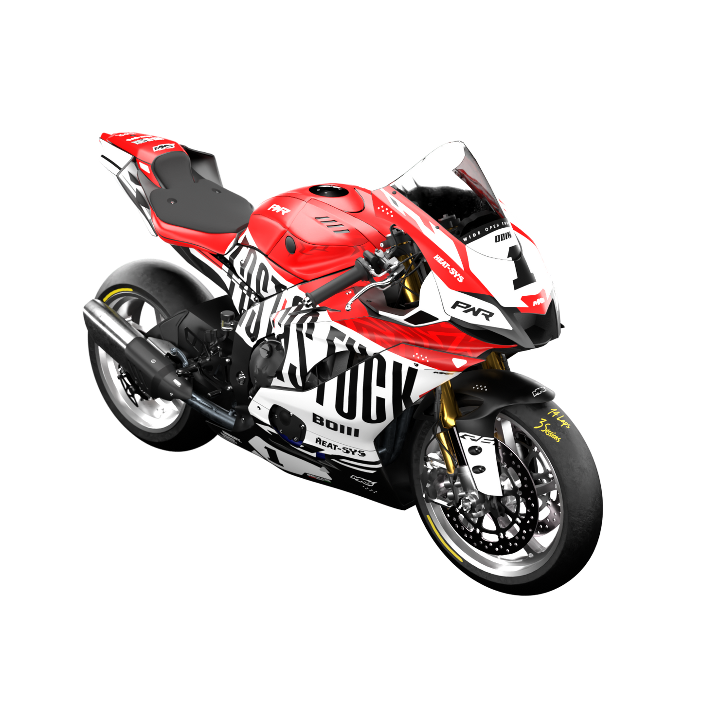 YAMAHA R6 2017 TO 2026 DESIGN 1 COLORSCHEME 3
