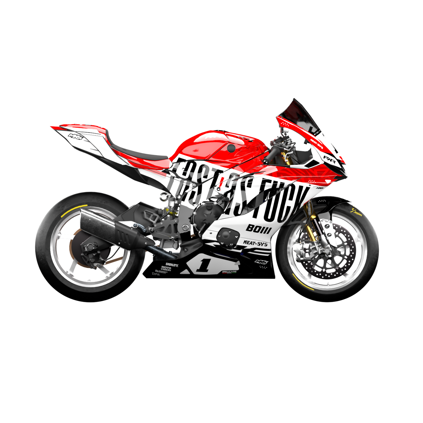 YAMAHA R6 2017 TO 2026 DESIGN 1 COLORSCHEME 3
